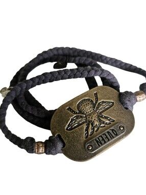 Statement Quern Bee Wrap Bracelet Is Custom Made Antique Brass Bronz Finish